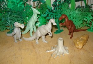 Marx Trachodon Dinosaur Toys