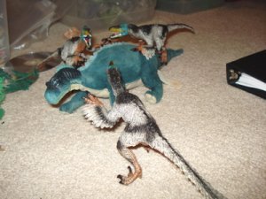 Bullyland Velociraptor Dinosaur Toys