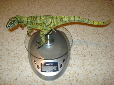 Bullyland Allosaurus Weigh In