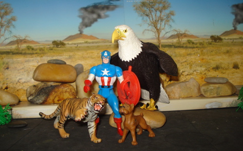 Captain America, Rexford Dinosaur Toys