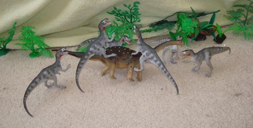 Carnegie, Saltasaurus, Deltadromeus, Dinosaur Toys