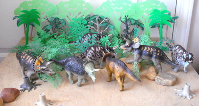 Carnegie Triceratops Dinosaur Toys