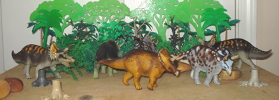 Carnegie Triceratops Dinosaur toys
