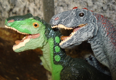 Carnegie Allosaurs: First of the Realistic Allosaur Toys.