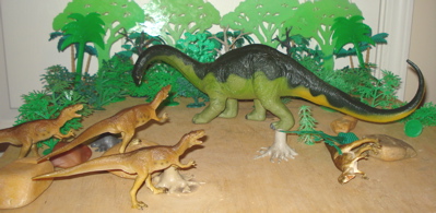 Carnegie Apatosaurus Dinosaur Toys