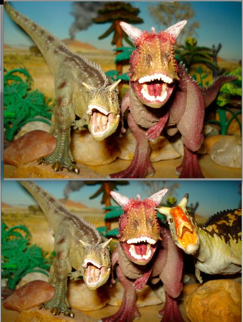 Dinosaur Toys, Carnegie, Papo, Schleich, Carnotaurus