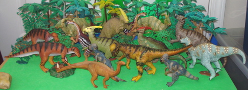 Carnegie, Collection, Papo, Parasaurolophus, Iguanodon, Dinosaur Toys