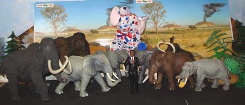 Obama, Elephants, Dinosaur Toys