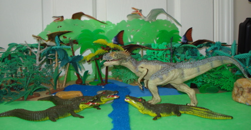 Britains, Papo, allosaurus, Dinosaur Toys