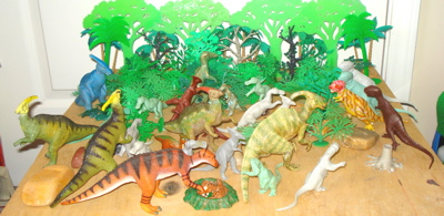 Hadrosaurus herd Dinosaur Toys