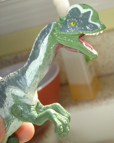 Jurassic Park, JP.02, Dilophosaurus, Dinosaur Toys