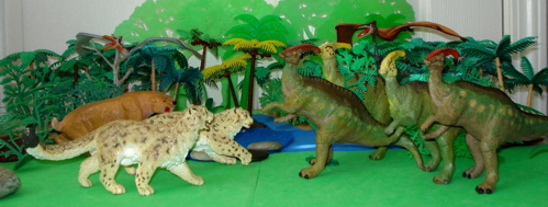 parasaurolophus, carnegie collection, smilodon, Dinosaur Toys