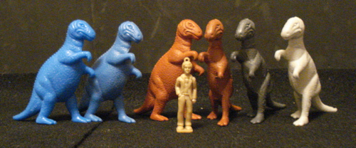 MPC Allosaurus Dinosaur toys