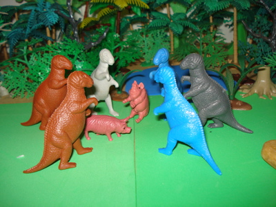 MPC Allosaurus Dinosaur Toys