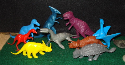 MPC figures Dinosaur Toys