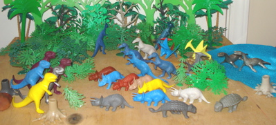 MPC figures Dinosaur Toys