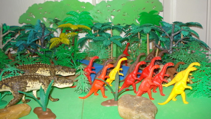 MPC Plateosaurus Dinosaur Toys