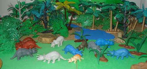 MPC Triceratops, Dinosaur Toys