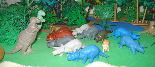 MPC Triceratops, Dinosaur Toys