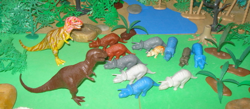 MPC Triceratops, Dinosaur Toys