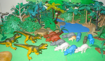 MPC Triceratops, Dinosaur Toys