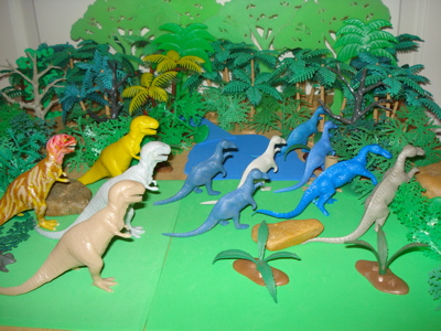 MPC Trachodon Dinosaur Toys