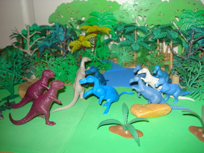 MPC Trachodon Dinosaur Toys