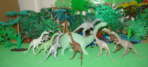 Struthiomimus, Marx Struthiomimus, Dinosaur Toys