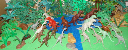 Struthiomimus, Marx Struthiomimus, Dinosaur Toys