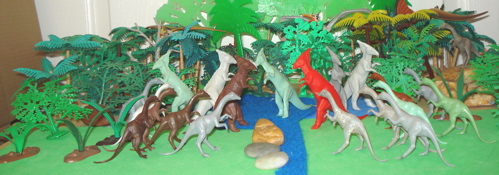 Struthiomimus, Marx Struthiomimus, Dinosaur Toys