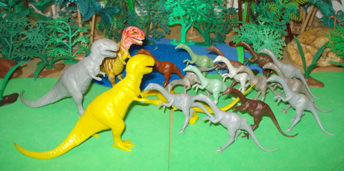 Struthiomimus, Marx Struthiomimus, Dinosaur Toys