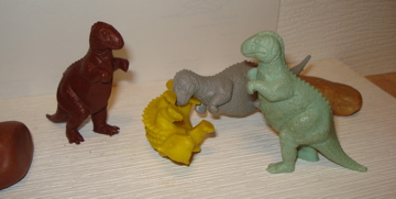 Marx Allosaurus Dinosaur Toys