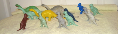 Marx Allosaurus Dinosaur Toys