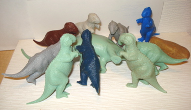 Marx Allosaurus Dinosaur Toys