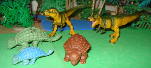 Marx Ankylosaurus Dinosaur Toys