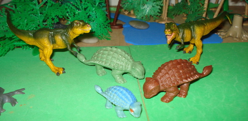 Marx Ankylosaurus Dinosaur Toys