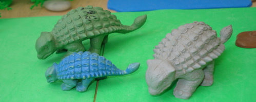 Marx Ankylosaurus Dinosaur Toys