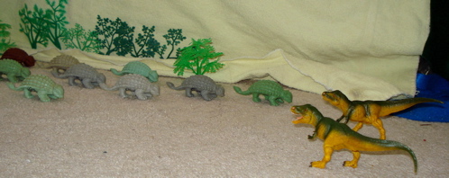 Marx Ankylosaurus Dinosaur Toys