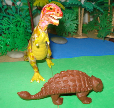 Marx Ankylosaurus Dinosaur Toys