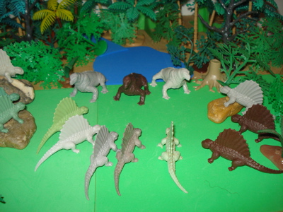 Marx Dimetrodon Dinosaur Toys