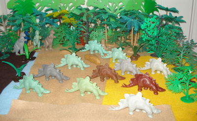 Marx Stegosaurus Dinosaur Toys