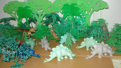 Marx Stegosaurus Dinosaur Toys