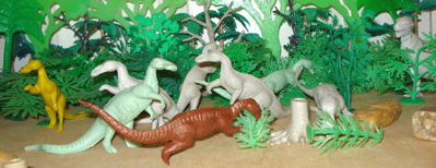 Marx trachodon Dinosaur Toys