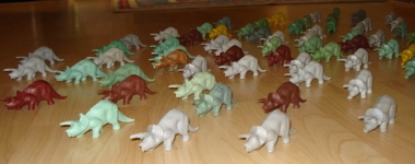 Marx Triceratops Dinosaur Toys