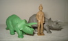 MARX Triceratops Dinosaur Toys