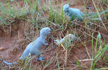 Marx Triceratops Dinosaur Toys