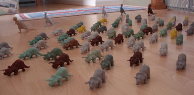 Marx Triceratops Dinosaur Toys