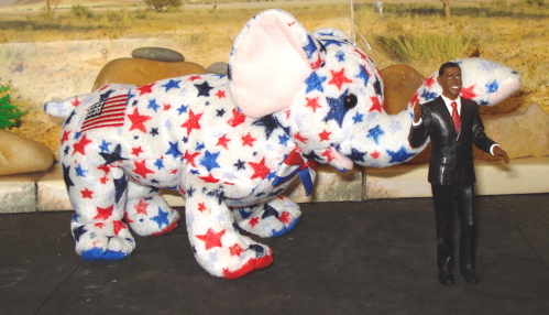 Obama Elephant, Dinosaur Toys