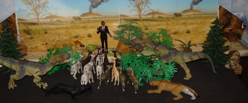 Papo, Allosaurus, Britains, obama, Dinosaur Toys