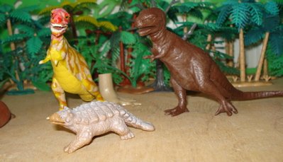 Ankylosaurus T-Rex Dinosaur Toys